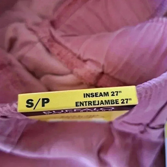 ❤️ NWT Buffalo David Bitton Tencel Joggers Strawberry Pink Small Women's Pants - Picture 7 of 15